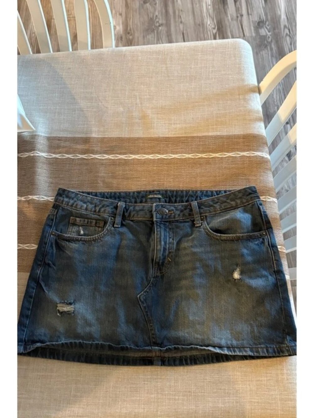 Denim Mini Skirt